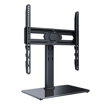 Super Economic Tabletop TV Stand With Glass Base